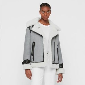 All Saints The Priya Sheraling Coat NWT